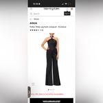 AQUA NWT 
Halter Wide Leg Satin Jumpsuit - Exclusive Photo 6