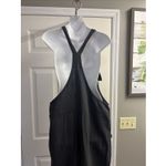 Aerie  Dark Gray Gauze Overalls Pockets Adjustable Straps Rolled Hem Medium NWT Photo 9