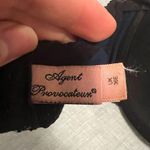 AGENT PROVOCATEUR BLUE SILK BRA BLACK LACE DETAIL Size undefined Photo 2