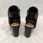 Penny Loves Kenny  black suede and leather heeled sandal bootie size 7.5 Photo 4