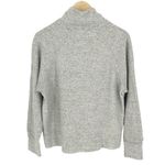 Nike Womens Heathered Quarter Zip Mock Neck Long Sleeve Jacket Gray Size Medium Photo 2