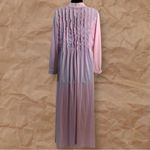 Vanity Fair Vintage  Pink Ruffle Button Down Dress Photo 9