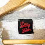 The Rolling Stones  gray super distressed graphic tattered crewneck sweatshirt Photo 4