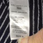 Sol Angeles  Anthropology striped with cuffed short sleeves navy white NEW size S Photo 4