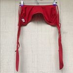 Xhilaration M/L cowgirl Red Fringe Swimsuit Bralette Top Photo 4