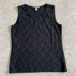Josephine Chaus  Black Lace Sleeveless Top Photo 0