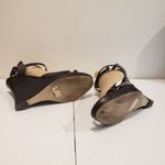 Enzo Angiolini Black Wedge Sandals Photo 5