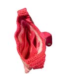Adorable Crocheted Multi Colored Pink Purse Photo 2