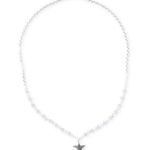 Lucky Brand Star Beaded Pendant Necklace in Silver-Tone NWT MSRP $35 Photo 0