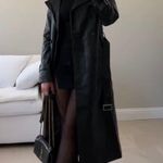 Missguided Black Leather Jacket  Photo 0