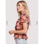 Lost + Wander Southern Bell Top Brown Patchwork S $78 Photo 1