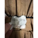 Giada Forte Resort Linen Cotton Blend Midi Skirt Size 0 Camel Flowy Boho Brown Photo 2