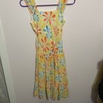 Too chic yellow floral tiered dress xs Yellow Photo 3