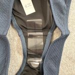 J.Crew Textured Curved Waist Cheeky Bikini Swim Bottom Blue Size Small BC050 Photo 5