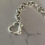 Super Cute Lightweight Bracelet With Heart Clasp Silver Photo 2