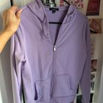 Ambiance Apparel Purple Zip Up Jacket Photo 2
