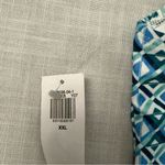 Old Navy Tie Shoulder Underwire Tankini Swim Top Size XXL NWT in Batik Blue Photo 4