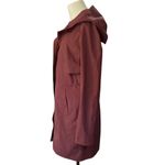Lululemon Rain Rebel Waterproof Women's Burgundy Hooded Jacket Size 4 Photo 3