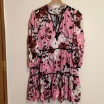 Veronica Beard  Hawken Tiered Silk-Blend Mini Dress Photo 3