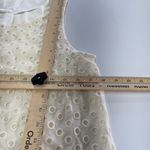 Ella Moss  Dress‎ Womens Small Cream White Brigitte Eyelet Mini Photo 11