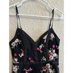 Lulus  Whimsigoth Lace Patterned Floral Flirty Y2K‎ Mini Dress Small Hoco Holiday Photo 2