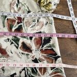 Ali Ro Womens Dress Sz 6 Green Floral Short Sleeve Garden Party Botanical Boho Photo 12