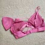 Aerie Ribbed Lace Padded Bralette Size S Photo 8