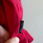 Nautica  VNeck Long Sleeve TShirt Red Size Large Photo 5