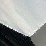 Cache Caché Top Collared Striped Rhinestone Buttons Sleeveless Black White Sz 6 Blouse Photo 8