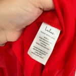 Lulus  Exceptional Existence Red Mesh Ruched Tiered Maxi Dress Photo 6