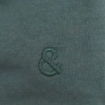 Treasure & Bond  Asymmetrical Off Shoulder Sweatshirt NWT Green Gables  Size XS Photo 5