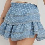 Aerie  Blue Ruffle Mini Skirt Photo 0