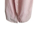 Cotton On Cotton:On Women Tunic Top S Stripe Pink Button Coastal Beachy Cottagecore Vacay Photo 4