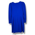 Parker  Black Label Clinton Cobalt Blue Ruffle Fitted Sheath Mini Dress Size 2 Photo 6