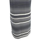Jude Connally Striped Dress Short Sleeve White Navy Blue Size Medium Photo 3