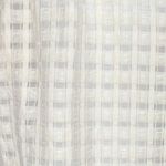 Current Air Womens Small Cream Checker Jacquard Puff Sleeve Top Sheer Bohemian Photo 5