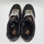 Juicy Couture  Shoes Women Size 9 Danika Platform Athletic Sneakers Black Gold Photo 6
