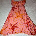 Farm Rio  Under‎ The Sea Cover Up Pink/Orange/Red Dress Photo 0