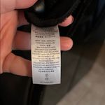 Free People Lindsay Black Faux Fur Sherpa Leather Coat Moto Jacket Zip Large Photo 13