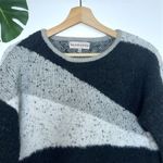 Urban Outfitters Willow & Wind Geo Striped Fuzzy Knit Sweater Photo 3