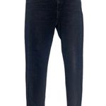 AGOLDE  Sophie Mid Rise Skinny Ankle Distressed Black Jeans | Size 25 Photo 3