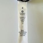 Lululemon ATHLETICA Static Mist White Black Wunder Under Crop III Leggings- US 4 Photo 4