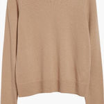 Vince Classic Crewneck Cashmere Sweater, Size Small, Designer, Camel/Tan, NWT Photo 0