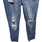 Old Navy OG Straight Distressed Straight Leg Denim Jeans Size 8 Classic Fit Photo 2