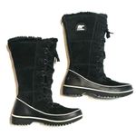 Sorel  Tivoli High Il Snow Boots Waterproof Suede Leather Black Size 8 Photo 3
