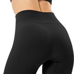 Athletic Set Biker Shorts & Sports Bra Black Size M Photo 2