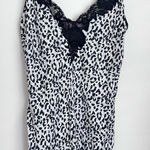 Victoria's Secret Victoria’s Secret 100% Silk Animal Print Nightie slip dress lace M Photo 0