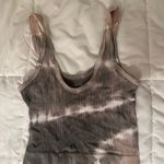 Urban Outfitters Out From Under Tie Dye Green Drew Seamless Ribbed Cropped Tank Top Photo 3