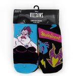 Disney Villains Womens Low Cut Socks Ursula Cruella de Vil Hades Maleficent Gift Photo 0