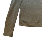 Chelsea and Violet  Olive Long Sleeve Puff Shoulder Top Women's Size Medium Photo 1